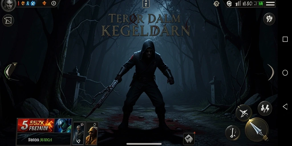 Tampilan menyeramkan dari gameplay 555ZK yang penuh ketegangan.
