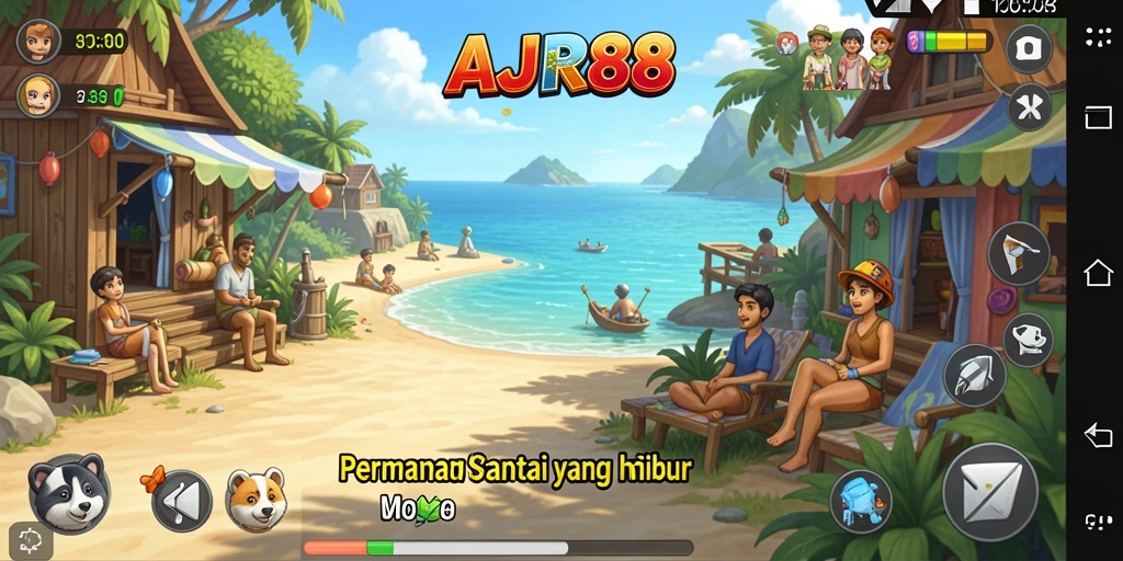Tampilan gameplay seru dan menarik di AJR88.