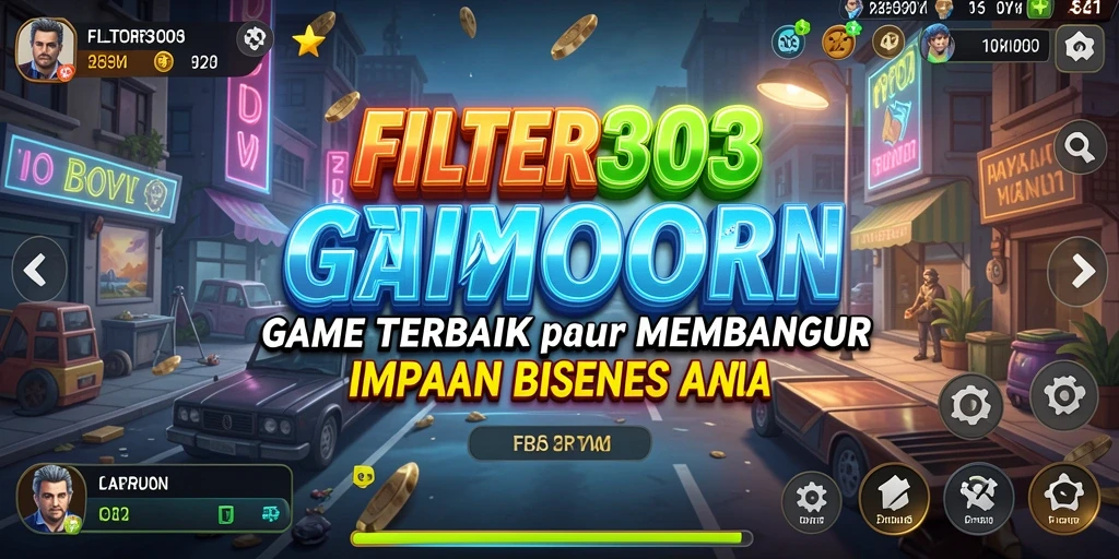 Tampilan gameplay FILTER303 yang menarik dan interaktif.