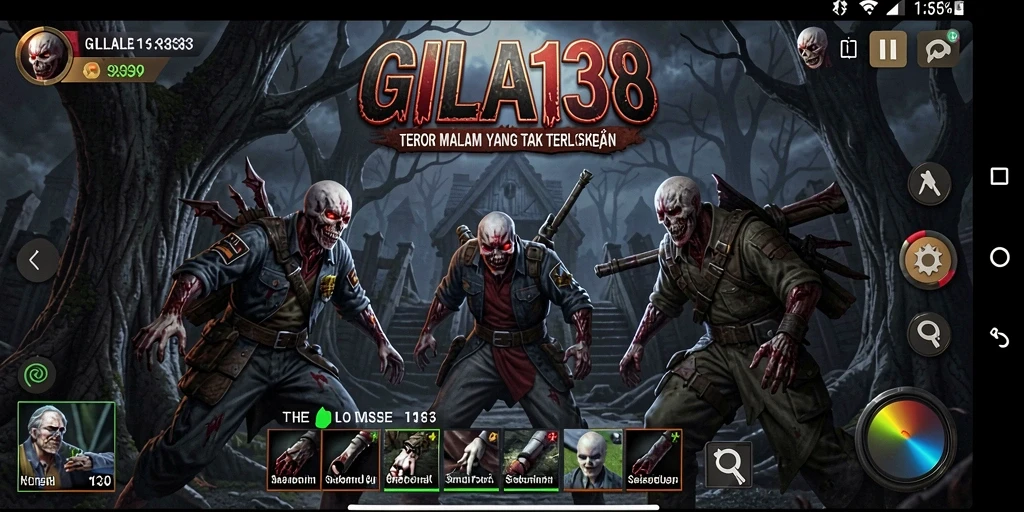 Gameplay GILA138 yang mencekam saat menjelajahi area yang gelap.