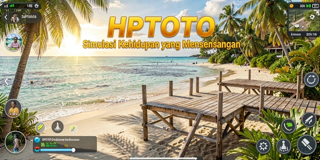 Tampilan menarik dari gameplay HPTOTO yang menggambarkan kehidupan virtual.