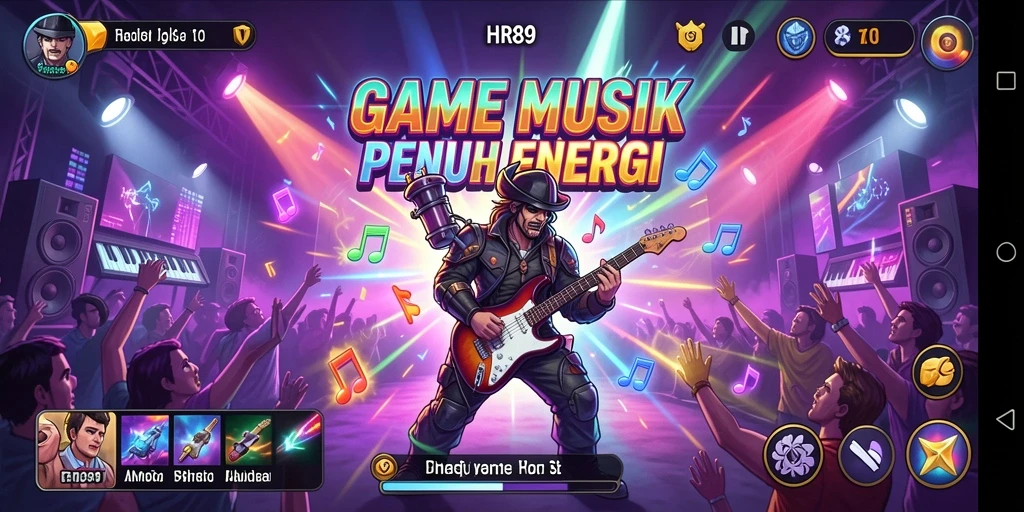 Tampilan gameplay HR89 yang seru dan interaktif.
