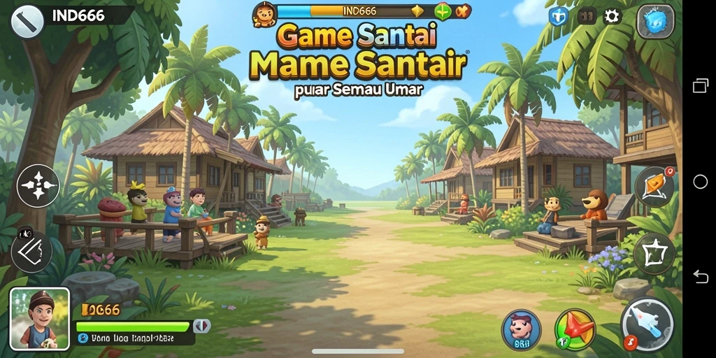 Tampilan gameplay IND666 yang penuh warna dan menarik.