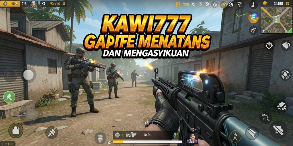 Gameplay seru KAWI777 dengan aksi menegangkan di arena TPS.