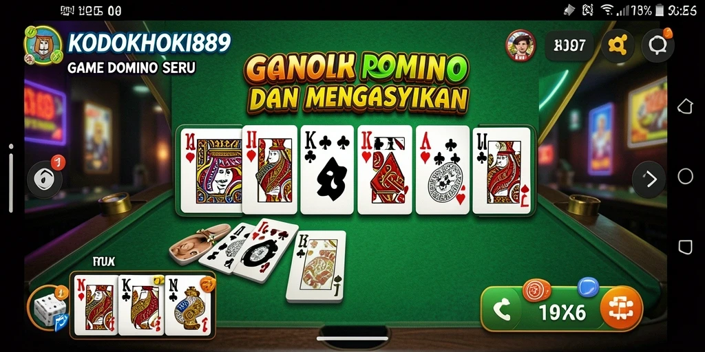 Tampilan gameplay seru dan kompetitif di KODOKHOKI889.