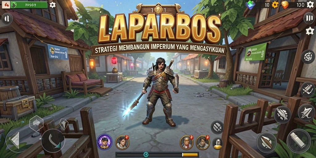 Tampilan menarik dari gameplay LAPARBOS yang penuh strategi.