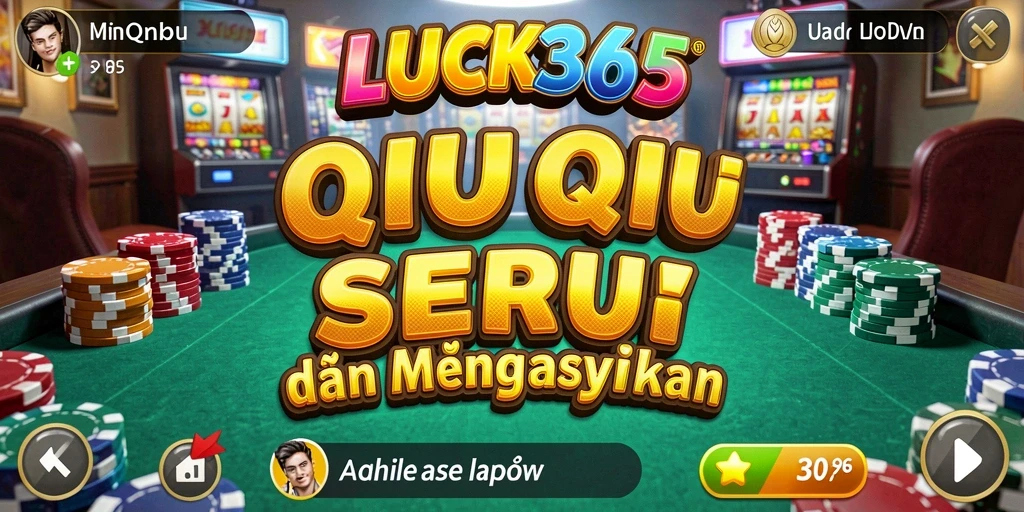 Screenshot gameplay LUCK365 menampilkan aksi QiuQiu yang menarik.