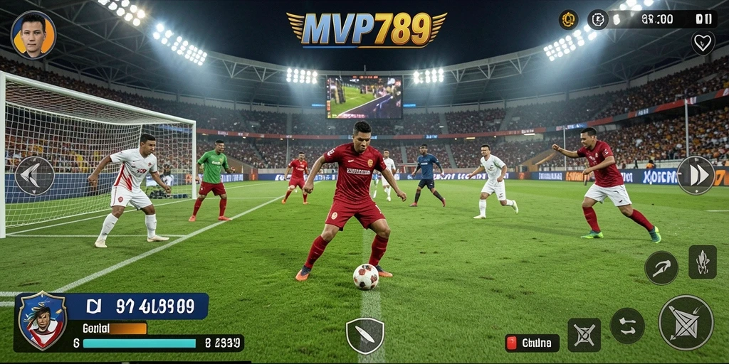 Screenshot utama MVP789 menampilkan aksi seru dalam permainan olahraga.