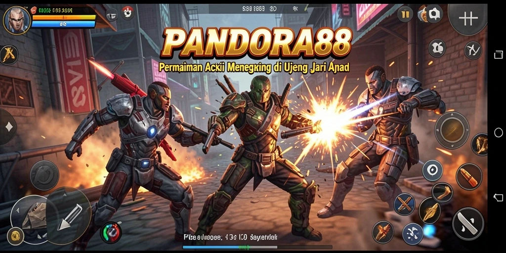 Tampilan gameplay menegangkan di PANDORA88 dengan aksi yang seru.