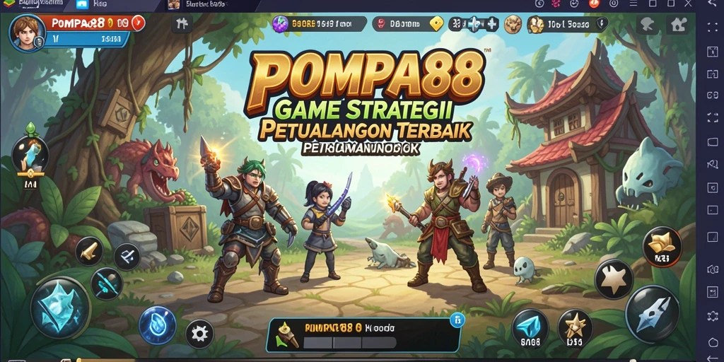 Tampilan gameplay POMPA88 yang menarik dan strategis.