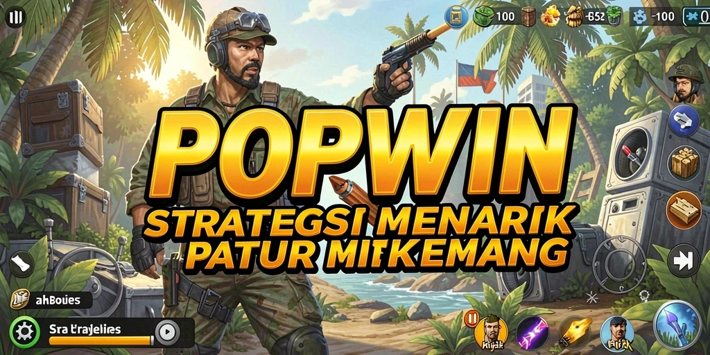 Tampilan gameplay POPWIN yang dinamis dan menarik.