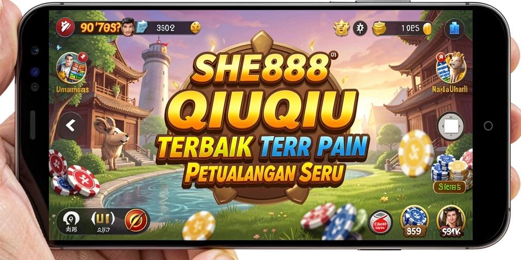 Screenshot gameplay yang menarik dari SHE888 menunjukkan keseruan bermain QiuQiu.
