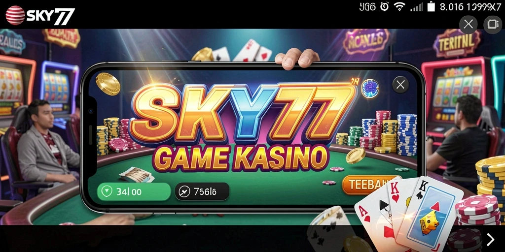 Tampilan menarik dari gameplay Kasino SKY77 yang mengasyikkan.