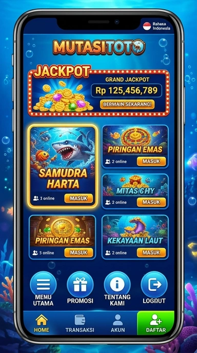 Screenshot kategori aplikasi di mutasitoto yang beragam.